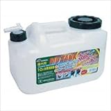 TS(ティーエス) 水缶 MDタンク10L コック付 ポリタンク  10L