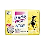 花王:Kao クイックルワイパー 立体吸着ドライシート 40枚入 281999 型式:281999（1セット:40枚入）
