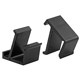 prime-line製品L 5684画面フレーム固定クリップ、上、下、ブラックビニール、(パックof 4 )