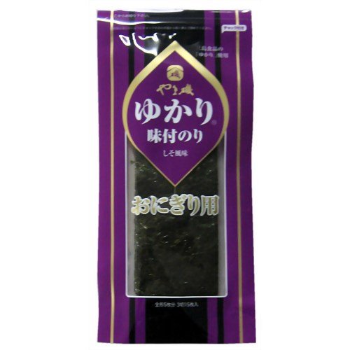 やま磯 ゆかり 味付のり しそ風味 おにぎり用