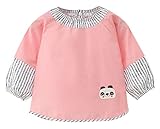 エプロン ベビー お食事エプロン 長袖 防水 キッズ スモック 80 90 100 110 保育園 幼稚園 食事 離乳食 幼児 子供