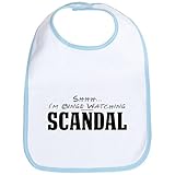 CafePress Scandal Shhh... I'm Binge Watching Scandal Bib TV Movie - Standard Sky by CafePress
