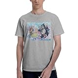 [Bolney] Tシャツくまクマ熊ベアー4メンズ 半袖インナーシャツ丸襟柔らかい吸汗速乾 メンズおしゃれン快適半袖クルーネック Tシャツ