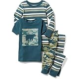 オールドネイビー OLD NAVY/ 4パックプリントスリープセット グリーンストライプ スリープウェア 12～18ヶ月【並行輸入】