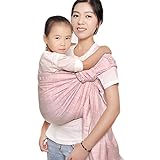 kangaroobaby 新生児 ベビー 抱っこ紐 スリーピングサポート ( 新生児~3歳 ) サイズ調節可能 な抱っこひも (スイートなピンクチェック)