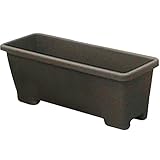 アイリスオーヤマ プランター 足付プランター 900 ダークブラウン 幅約90×奥行約34.5×高さ約29.8