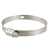 uxcell ホースクランプ　水道ガス管　ワームドライブ　調整可能　対応範囲　76 - 92mm