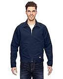 Dickies Men's Canvas Sturdy Jacket Rinsed Navy 2X [並行輸入品]