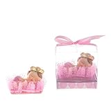Baby Wearing Crown Napping on Pillow Poly Resin in Gift Box - Pink, CASE OF 48 by DollarItemDirect