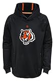NFLシンシナティ・ベンガルズBoys 47 "マッハ"プルオーバーパーカー、ブラック、M ( 56 )
