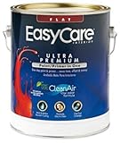 True Value EZF49-GL Black EasyCare Paint/Primer in One Interior Flat Latex Wall Finish [並行輸入品]