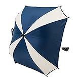 Altabebe AL7003-28 Universal Stroller Umbrella Anti-UV 50 Plus (Marine/Beige) by Altabebe