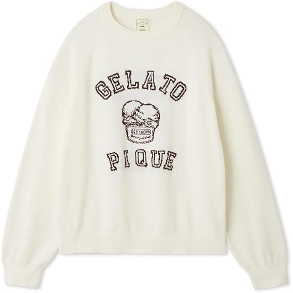 Amazon.co.jp: [ジェラート ピケ] DOG柄ワンポイント裏毛プルオーバー
