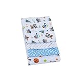 Garanimals 4-pack Receiving Blankets, Blue by Shoppers Lane [並行輸入品]