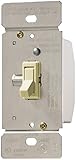 Eaton TI061-A TRACE 600-watt 125-volt Single Pole 3-Way Toggle Dimmer for Incandescent and Halogen L