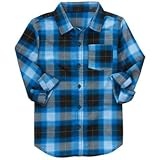 クレイジーエイト Crazy 8/ プラッド シャツ エレクトリックブルー トップス長袖シャツ XS【並行輸入】