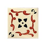【ノーブランド品】[3月下旬頃～]メキシカンタイル10ｃｍ角6枚セット R3111