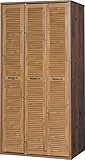 洋服収納 収納 木目調カラー プラカルーバークローゼット 90cm幅 ブラウン