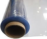 東和合成工業 ノンフタル酸 軟質塩化ビニールシート 透明 硬度530 厚み0.2mm 幅950mm 100M巻 粉ふりタイプ TW0093