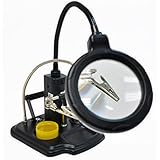 Elenco Soldering Station with LED Illuminated Magnifying Lens and 3rd Helping Hand [並行輸入品]