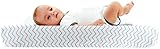 Ziggy Baby Jersey Cotton Changing Pad Cover Set, Blue & Grey, by Ziggy Baby