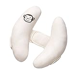 Dovewill 赤ちゃん　ベビー　綿　ベビー枕　カーシート　ヘッドサポート　ピロー　まくら　ソフト　2色選べる - ホワイト