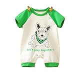 【SEBLES】ベビー服 新生児 1歳 ロンパース カバーオール 半袖 半ズボン 綿100% コットン 柔らか 動きやすい 赤ちゃん 春 夏 無地 マスコット 可愛い アニマル(タイプF,52cm)