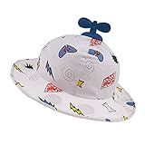 Prettyia 新生児　ベビー　赤ちゃん　ソフト　コットン　旅行　日除けキャップ　ハット　帽子　ギフト　3色選べ - 青