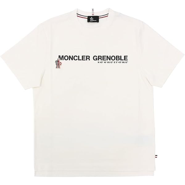 Amazon | [モンクレール] ニコちゃんロゴTシャツ にこちゃん スマイル