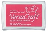 ツキネコ(Tsukineko) スタンプ台 紙・木・布用 バーサクラフト L 横76mm×縦47mm #133 ローズピンク VK