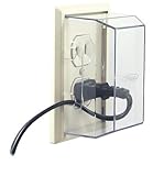 LectraLock - Baby Safety Electrical Outlet Cover - Duplex Style (single screw type) - Medium Cover [