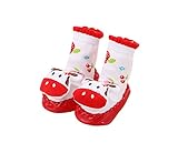 Genda 2Archer(JP)　ベビー　赤ちゃん　ソックス　靴下　綿　3足セット　1足　可愛い　柔らかい　動物　キッズ　女の子　男の子　新生児　靴下　滑り止め　出産祝い　プレゼント　歩行練習　ルー