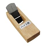 常三郎 ハイス 四方反り鉋 押(裏)金付 白樫 36mm