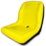 TRAC SEATS イエロー ハイバックシート John Deere GT225 GT235 GT245 GX325 GX335 GX345 GX355D LX255 芝刈り機トラクター用