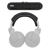 Voarmaks ヘッドバンドクッションカバー Pioneer DJ HDJ-X5、HDJ-X7、HDJ-X10、HDJ 2000 1000 1500 ProfessionalオーバーイヤーDJヘッドフォン、厚さ6mmのクッション、ぐらつきのないジッパースライダー、吊り下げループに対応