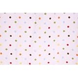 Baby & Me Dots Crib fitted sheet by Bacati [並行輸入品]