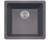 MR Direct 805 Silver TruGranite Single Bowl Kitchen Sink [並行輸入品]