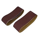 uxcell サンドペーパー サンディングベルト 研磨帯 533mmx75mm 400グリット 研磨剤素材 5個