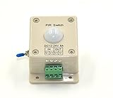 改良型！人感 スイッチ 赤外線 センサー リレー DC 12 - 24 V　自動・手動2モード機能搭載　出力保持時間・センサー感知距離調整可！！TEC-PI1224