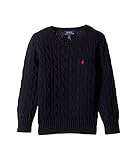 (ポロラルフローレン) Polo Ralph Lauren キッズセーター Cable Knit Cotton Sweater (Toddler) Hunter Navy 3T Toddler 2歳 