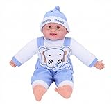 【ARAMATESU】赤ちゃん 人形 トレーニング ドール おもちゃ 乳児 リアル 等身大　沐浴　ドールハウス ベビーケア (50㎝, 青)