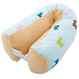 （昭和西川）ロディ　かまぼこ型授乳クッション　ブルー　2264098345308