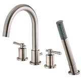 Schon SCRT600SN Ulm Roman Tub Faucet, Satin Nickel [並行輸入品]