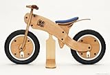 ALEXCIOUS 木製 三輪車 二輪玩具 Bentwood Cycle 地面を蹴った余力で進むことでバランス感覚を養うトレーニングバイク