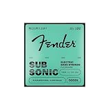 Fender フェンダー エレキベース弦 SubSonic™ 9050L Bass Strings, Flatwound Stainless Steel, Long Scale, Gauges .045-.100, (4)