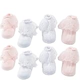 Luxehome SOCKSHOSIERY ベビー・ガールズ カラー: ホワイト