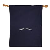 OCEAN＆GROUND オーシャンアンドグラウンド コットン巾着 大 ネイビー