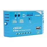 LS-EシリーズLS1012E LS1024E LS2024E 5A 10A 20Aソーラーパネル充電レギュレータミニソーラーシステム (Style : LS1024E)