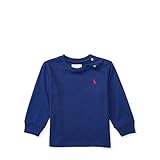 ポロラルフローレン ポニー付 ベーシック長袖Tシャツ ブルー (男の子12～24か月用) 12M [並行輸入品]