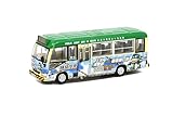 Tiny City 1/76 トヨタ コースター (B70) 緑 ミニバス (19席) (59S) (Sky Background) ダイキャストミニカー
